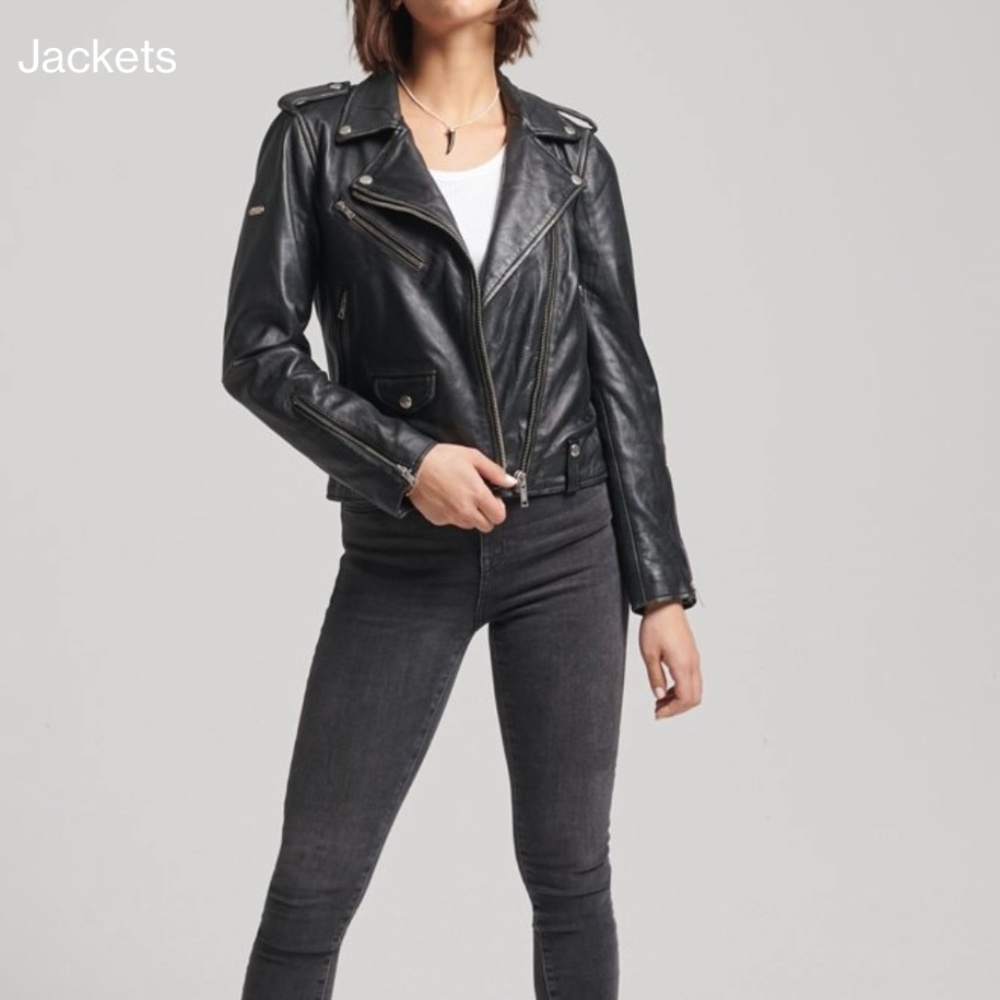 Superdry Rylee Leather Jacket